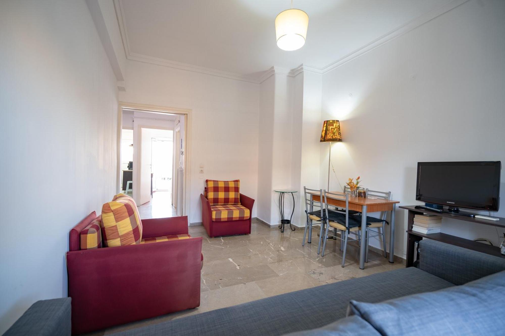 Dimotiko Theatro Metro St. 1 Bedroom 4 Pers. Flat El Pireo Exterior foto